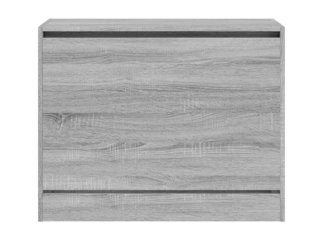 Schoenenkast 80x34x63 cm bewerkt hout grijs sonoma eikenkleurig BE541919