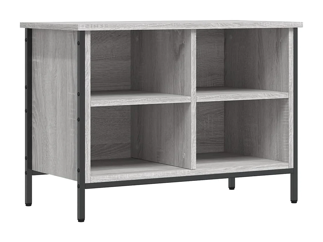 Schoenenkast 69x35x50 cm bewerkt hout grijs sonoma eikenkleurig BE715689