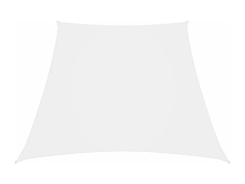 Zonnezeil trapezium 2/4x3 m oxford stof wit BE334262