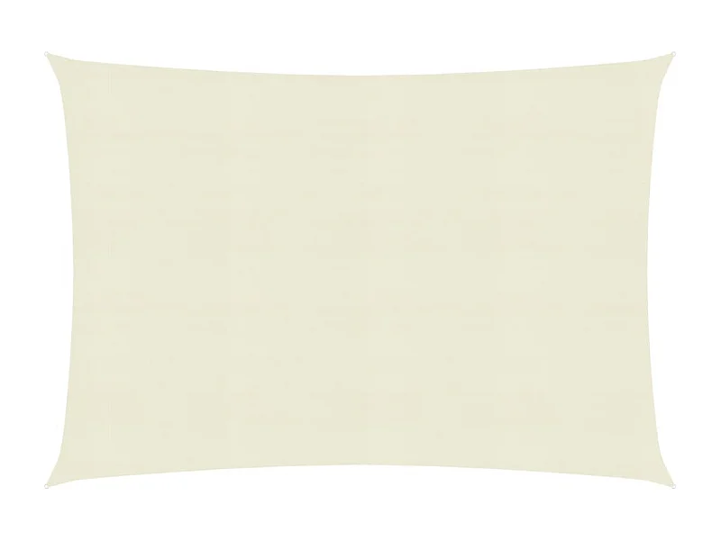 Voile d'ombrage 160 g/m² Crème 3x4,5 m PEHD FR97849