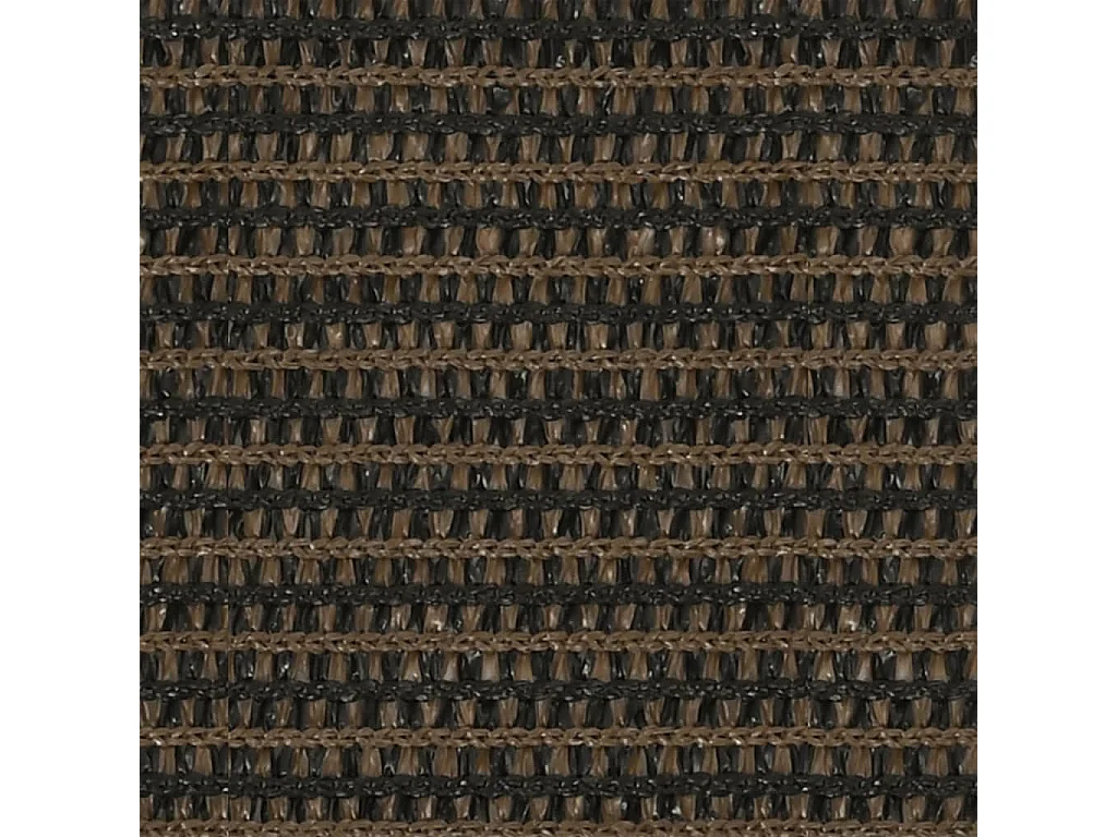 Toldo de vela marrón HDPE 160 g/m² 3x3x3 m ES805245