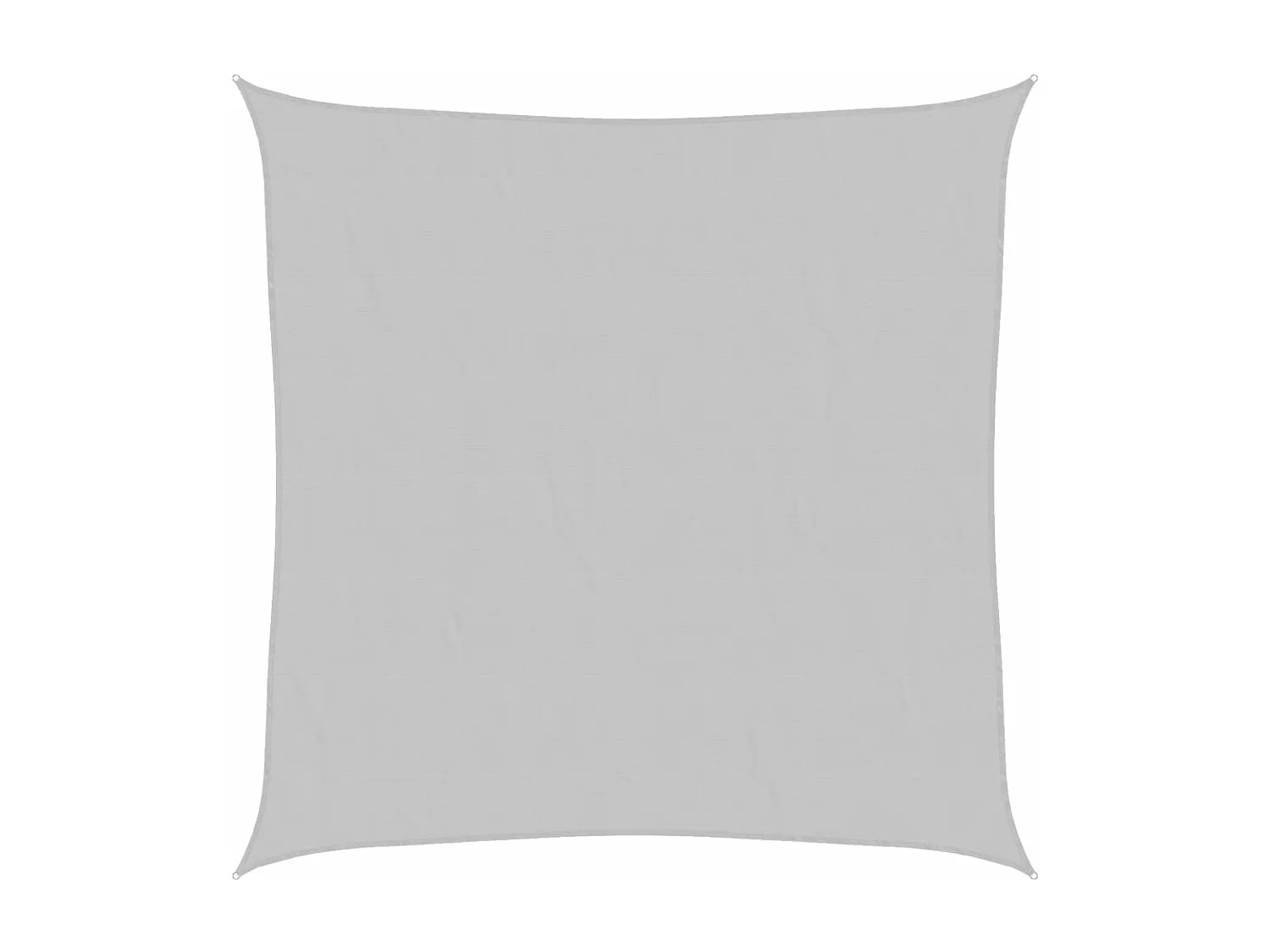 Voile d'ombrage gris clair 3x3 m 100% polyester oxford FR79179