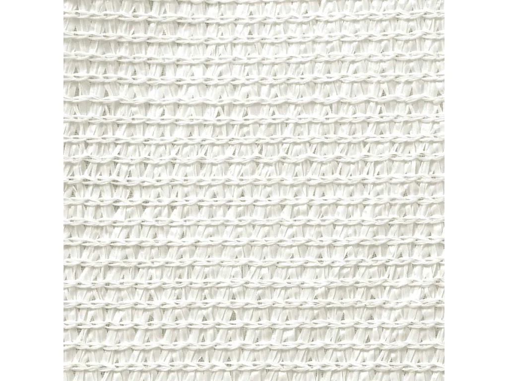 Voile d'ombrage 160 g/m² Blanc 3,5x4,5 m PEHD FR38141