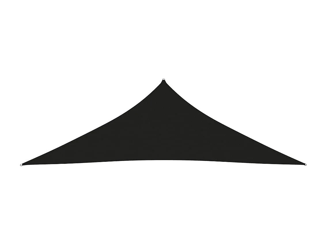Toldo de vela triangular tela Oxford negro 4x4x5,8 m ES112257