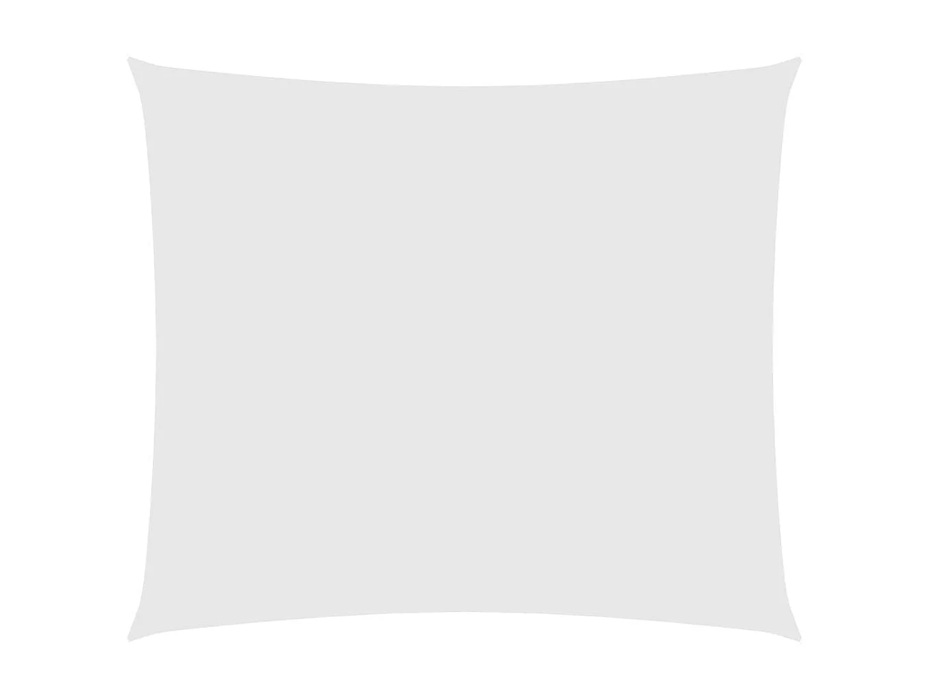 Voile d'ombrage tissu oxford rectangulaire 2,5x3 m blanc FR21015