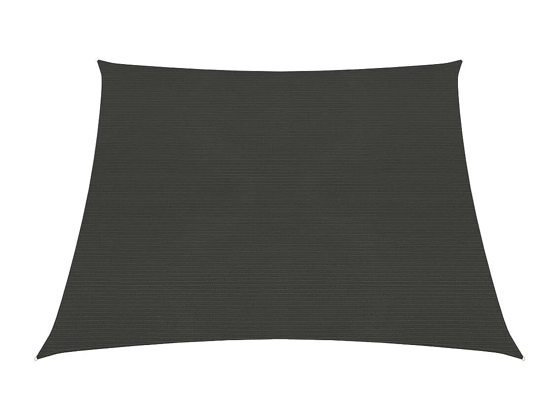 Voile d'ombrage 160 g/m² Anthracite 4/5x3 m PEHD FR82115