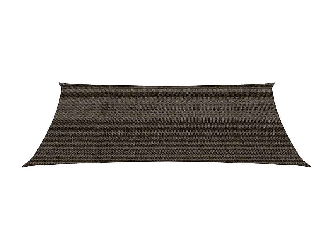 Voile d'ombrage 160 g/m² Marron 2,5x5 m PEHD FR12616