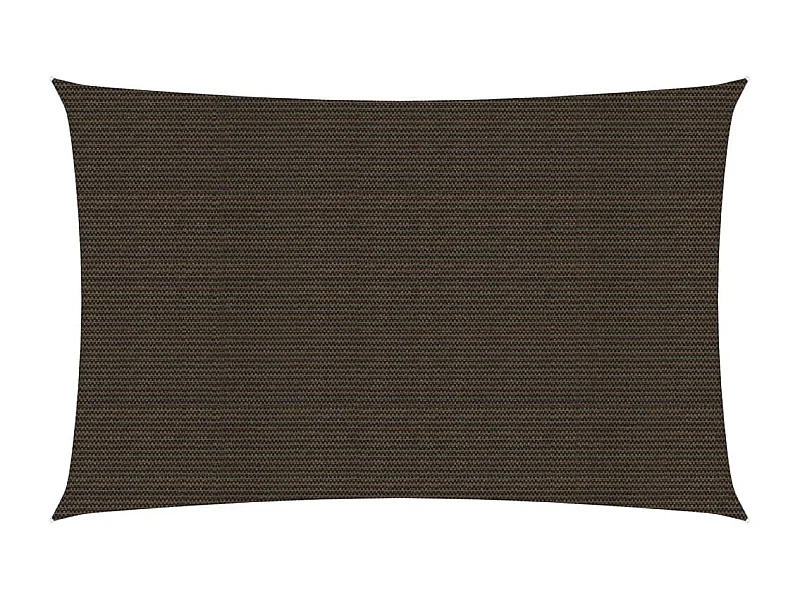 Voile d'ombrage 160 g/m² Marron 2,5x5 m PEHD FR12616