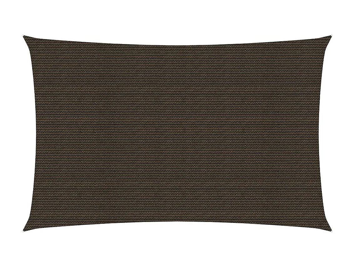 Voile d'ombrage 160 g/m² Marron 4x7 m PEHD FR94380