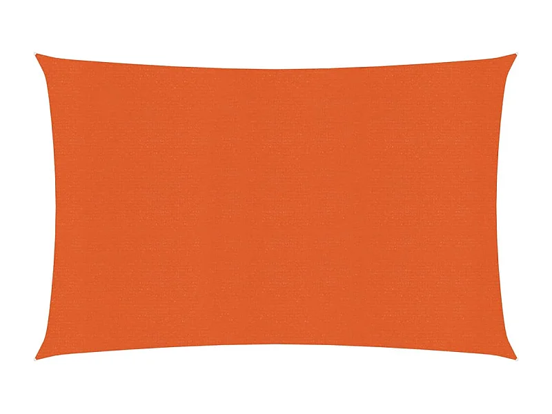 Voile d'ombrage 160 g/m² Orange 3,5x4,5 m PEHD FR97760
