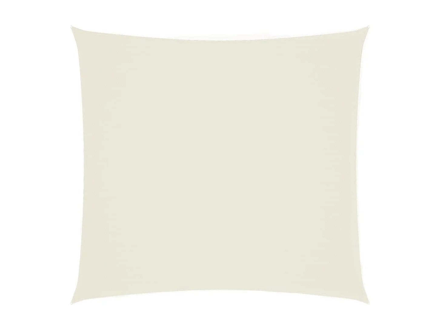 Voile d'ombrage tissu oxford carré 2x2 m crème FR47424