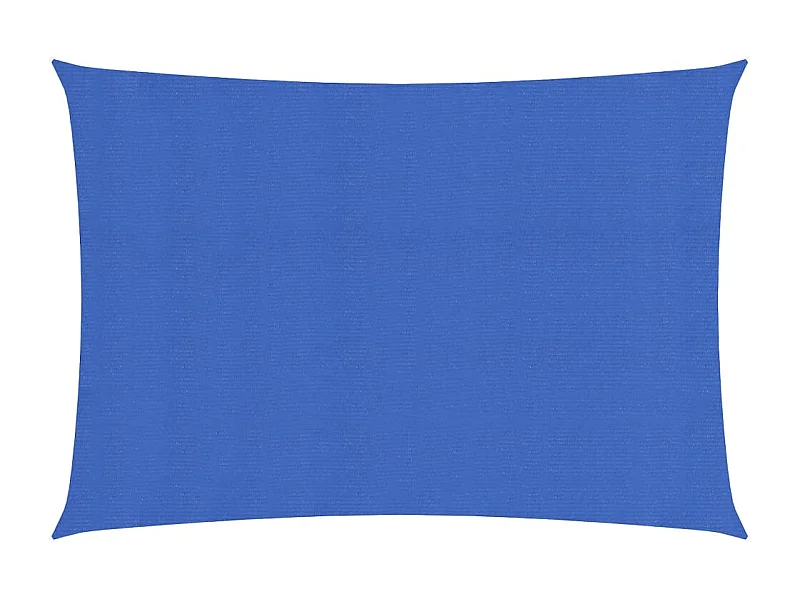 Voile d'ombrage 160 g/m² rectangulaire bleu 2,5x5 m PEHD FR94817