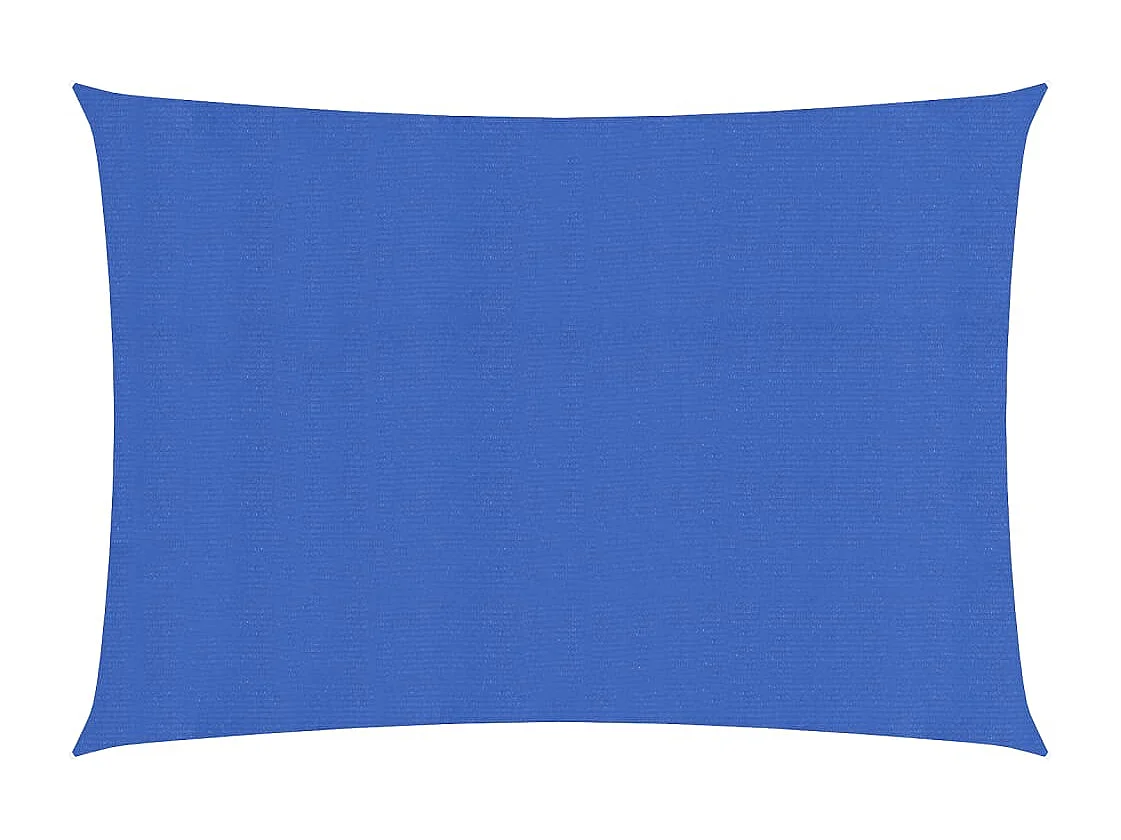 Voile d'ombrage 160 g/m² rectangulaire bleu 2,5x5 m PEHD FR94817
