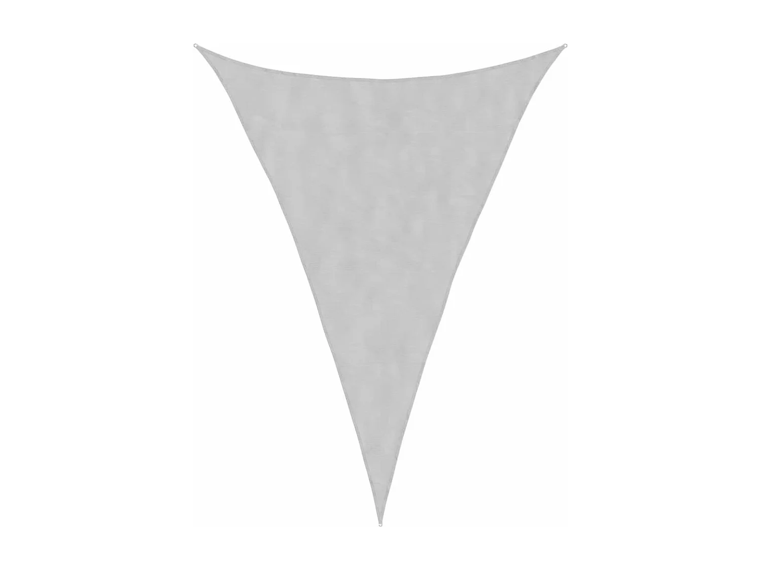 Voile d'ombrage gris clair 5x7x7 m 100% polyester oxford FR57249