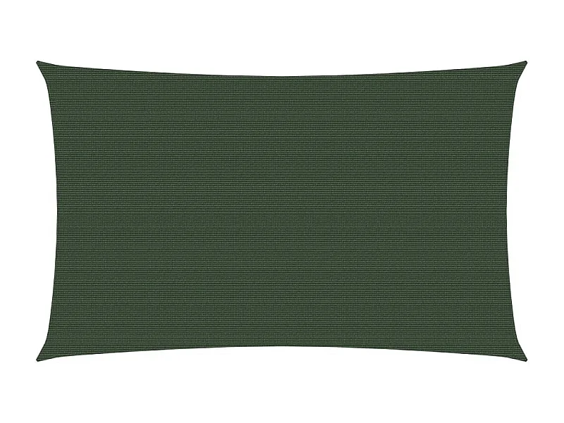 Voile d'ombrage 160 g/m² Vert foncé 3x5 m PEHD FR49864