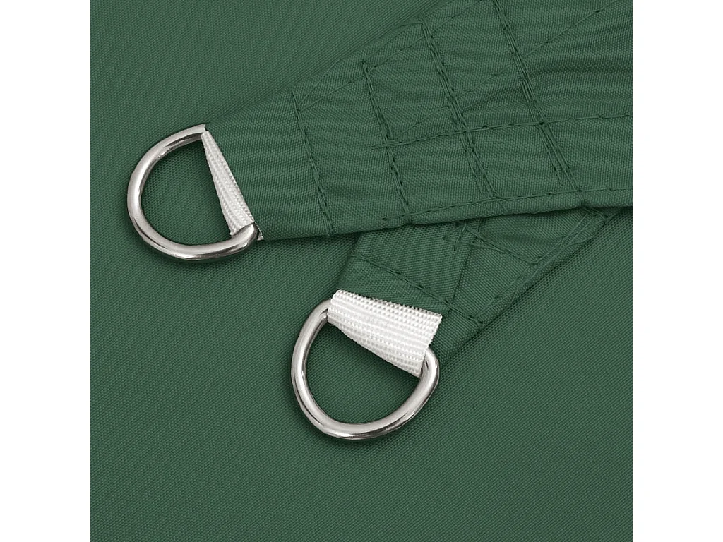 Voile d'ombrage tissu oxford carré 2x2 m vert foncé FR55456