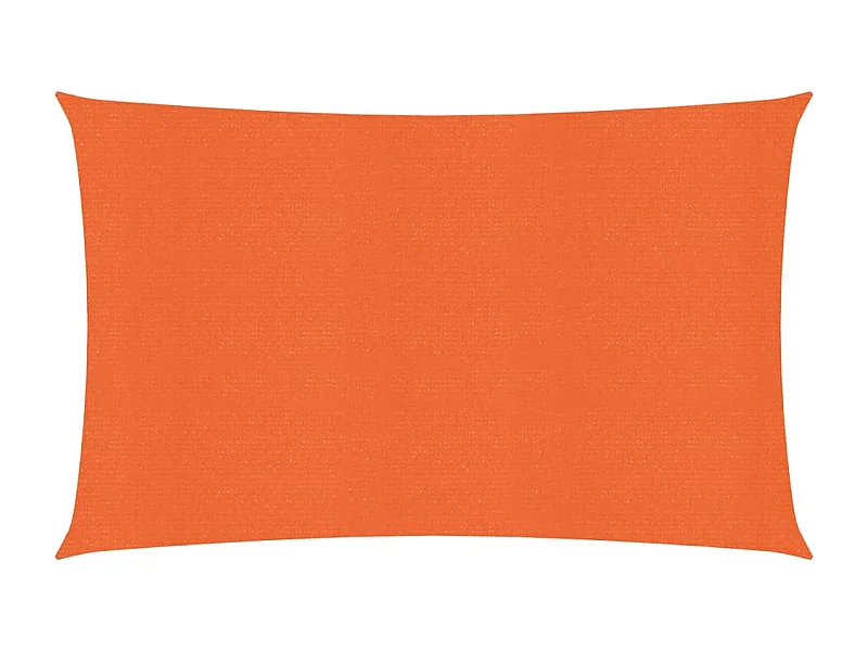 Voile d'ombrage 160 g/m² rectangulaire orange 3x5 m PEHD FR22728