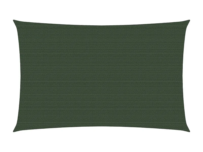 Toldo de vela verde oscuro HDPE 160 g/m² 2x4,5 m ES436617
