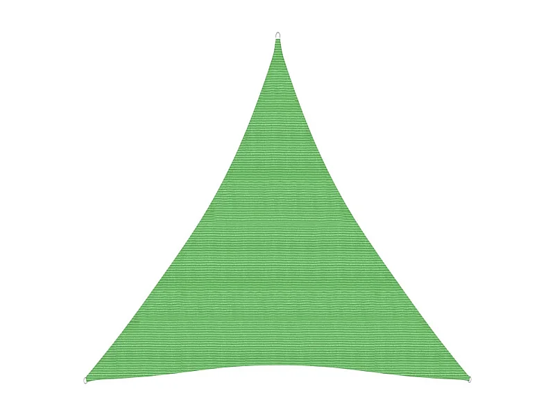 Voile d'ombrage 160 g/m² Vert clair 4x5x5 m PEHD FR35020