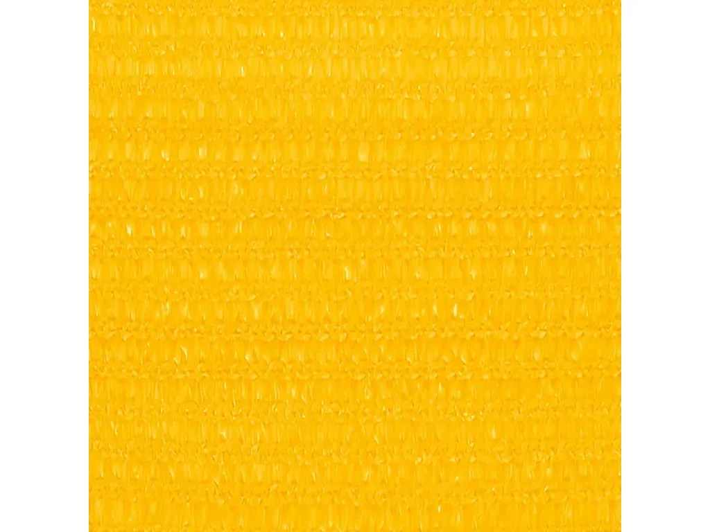 Voile d'ombrage 160 g/m² rectangulaire jaune 5x7 m PEHD FR34462