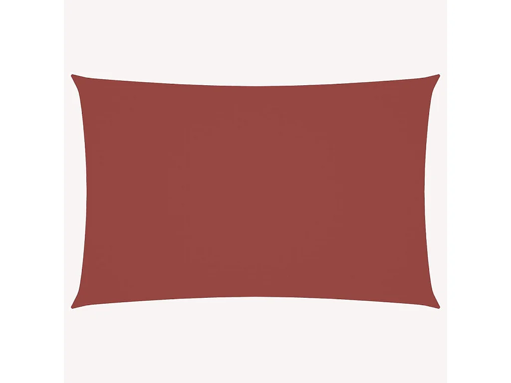 Toldo de vela rectangular tela Oxford terracota 5x8 m ES824374