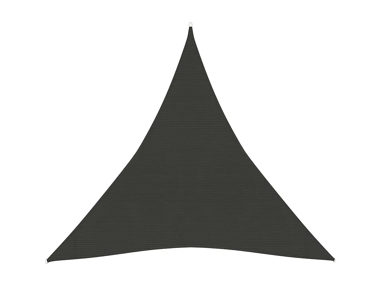 Voile d'ombrage 160 g/m² Anthracite 4,5x4,5x4,5 m PEHD FR47019