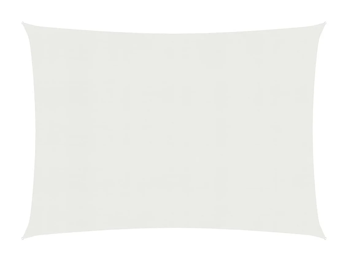 Toldo de vela blanco HDPE 160 g/m² 3,5x5 m ES110460