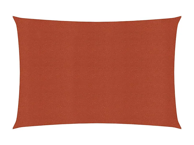 Zonnezeil 160 g/m² 2x3 m HDPE terracottakleurig BE282799