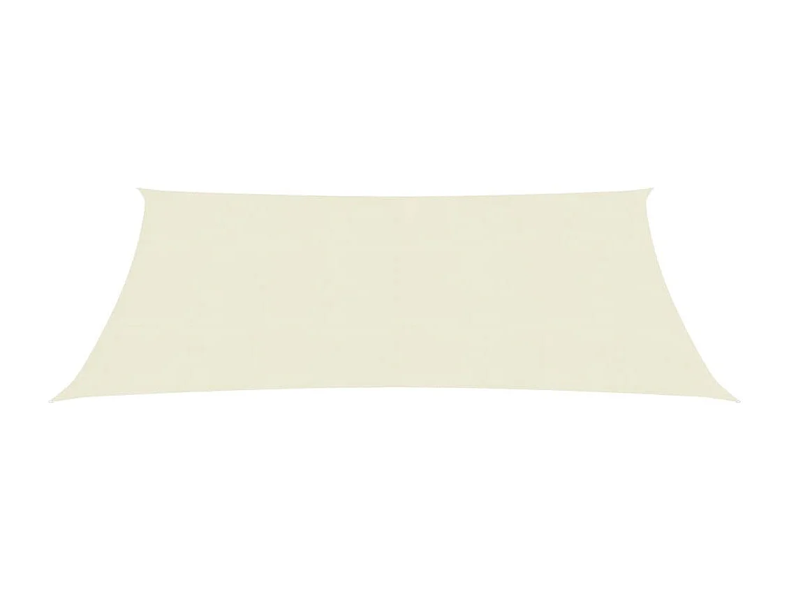 Voile d'ombrage 160 g/m² Crème 3x4 m PEHD FR86464