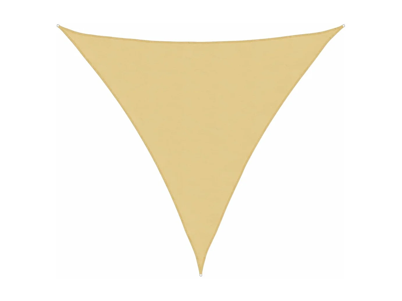 Voile d'ombrage sable 2x2x2 m 100 % polyester oxford FR54137