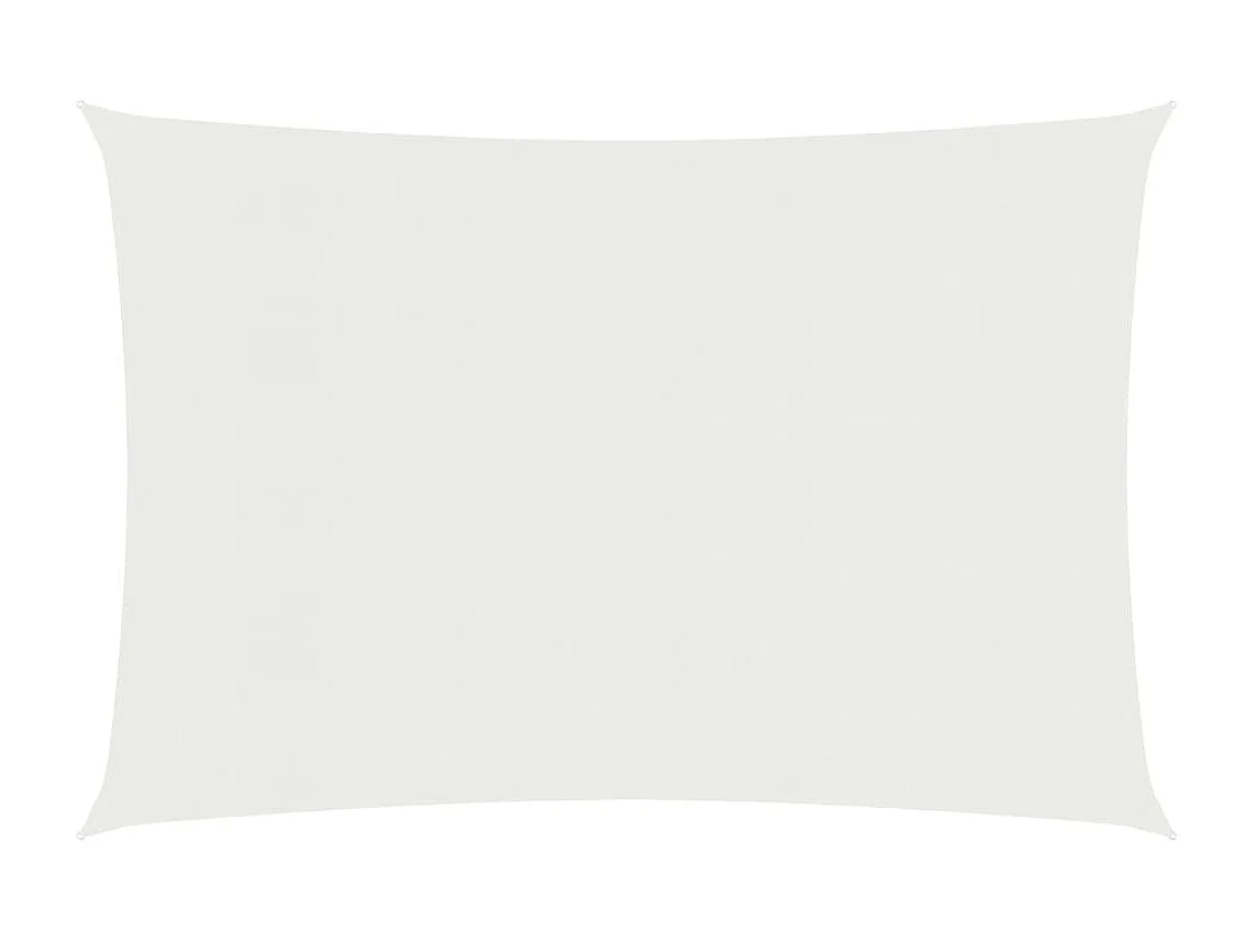 Voile d'ombrage 160 g/m² Blanc 2x4,5 m PEHD FR83511