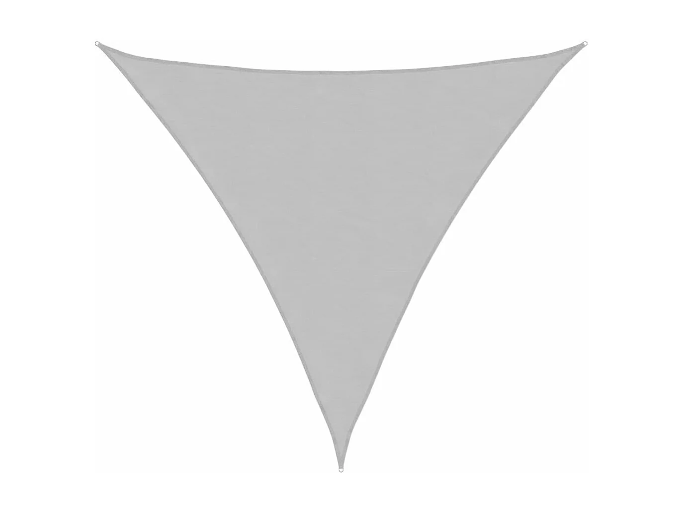 Voile d'ombrage gris clair 3x3x3 m 100% polyester oxford FR91368