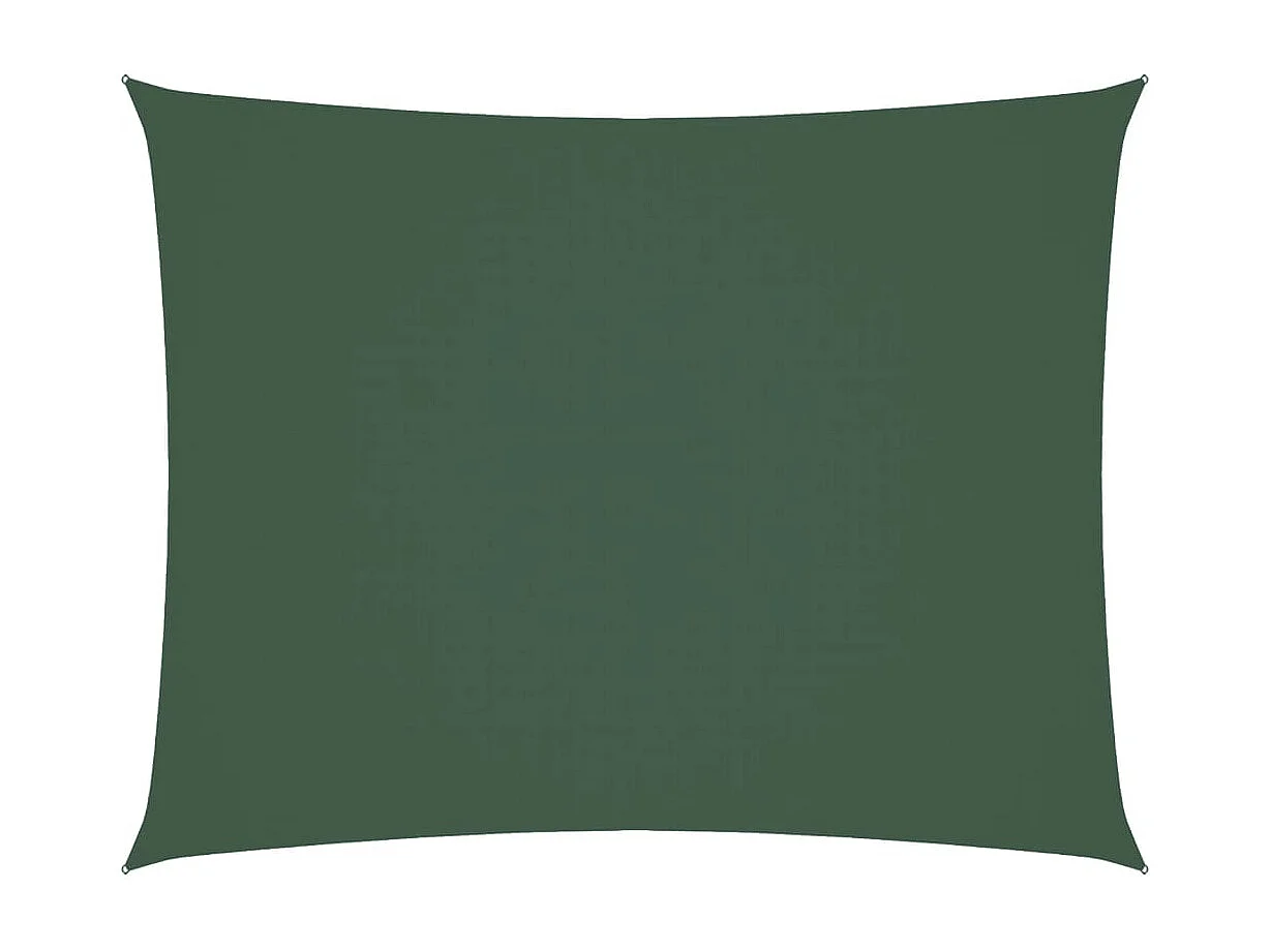 Zonnescherm rechthoekig 4x6 m oxford stof donkergroen BE175054