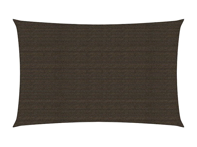 Voile d'ombrage 160 g/m² Marron 3x6 m PEHD FR11302