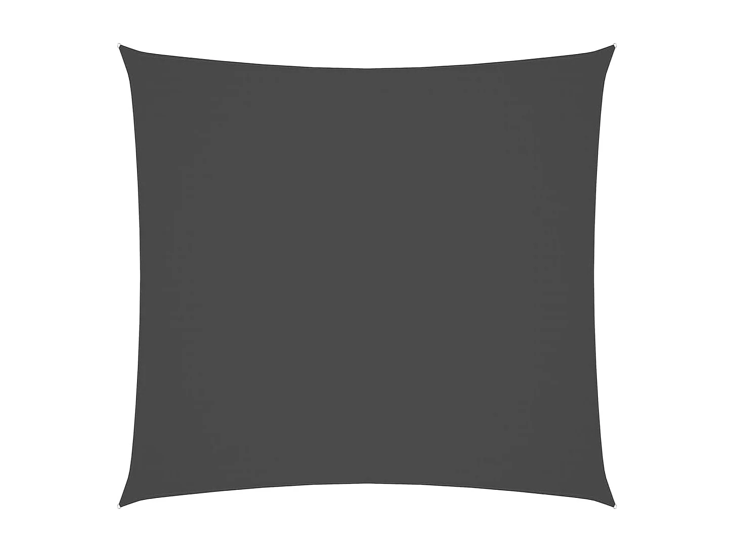 Voile d'ombrage tissu oxford rectangulaire 2,5x3 m anthracite FR76463