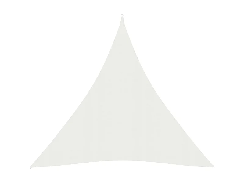 Toldo de vela blanco HDPE 160 g/m² 5x7x7 m ES360809