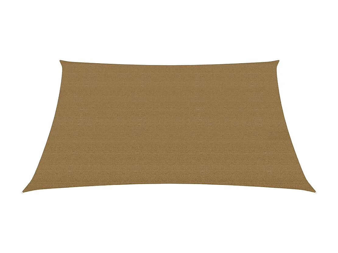 Voile d'ombrage 160 g/m² Taupe 3/4x2 m PEHD FR98107