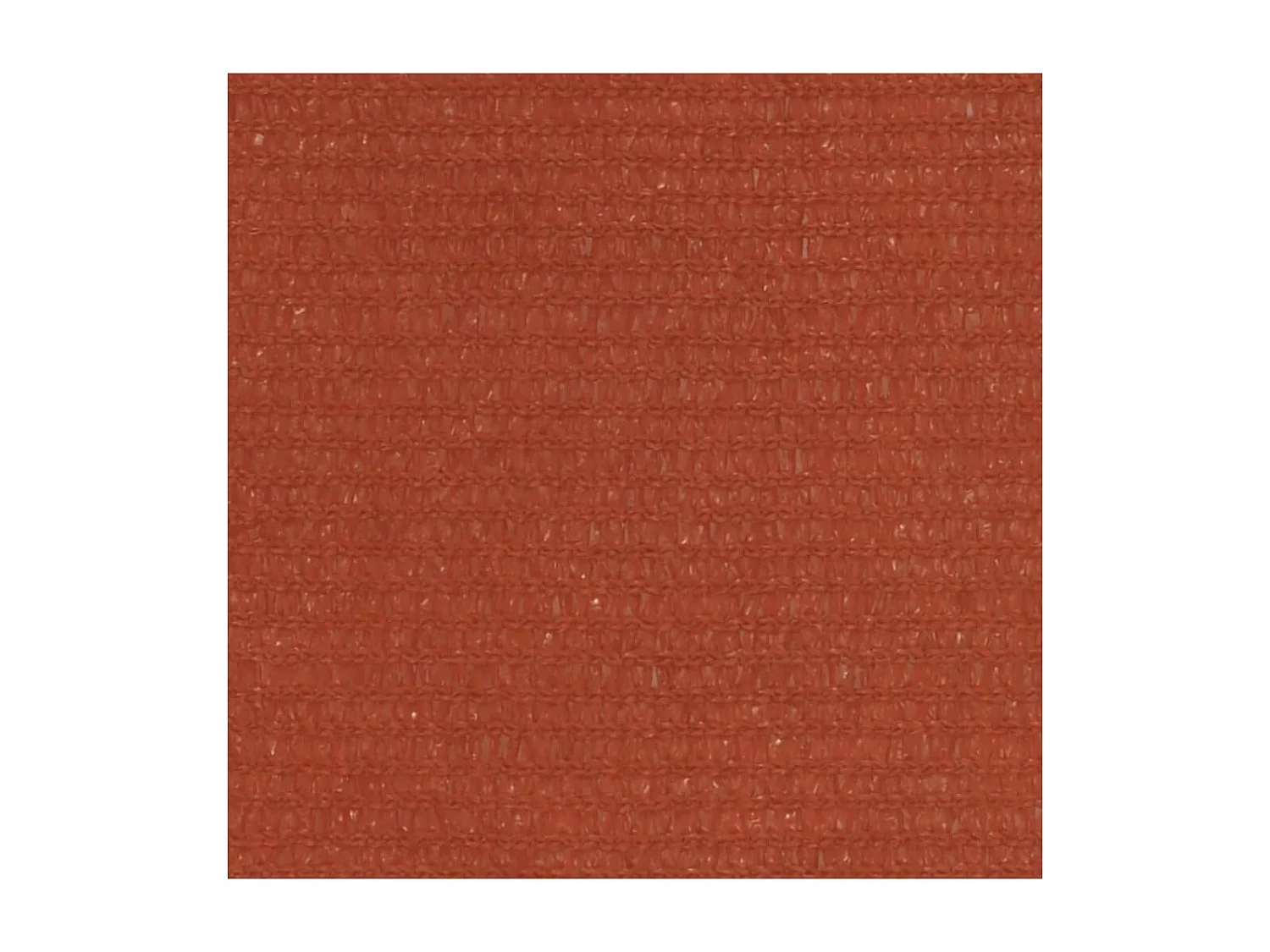 Voile d'ombrage 160 g/m² Terre cuite 6x6 m PEHD FR10973