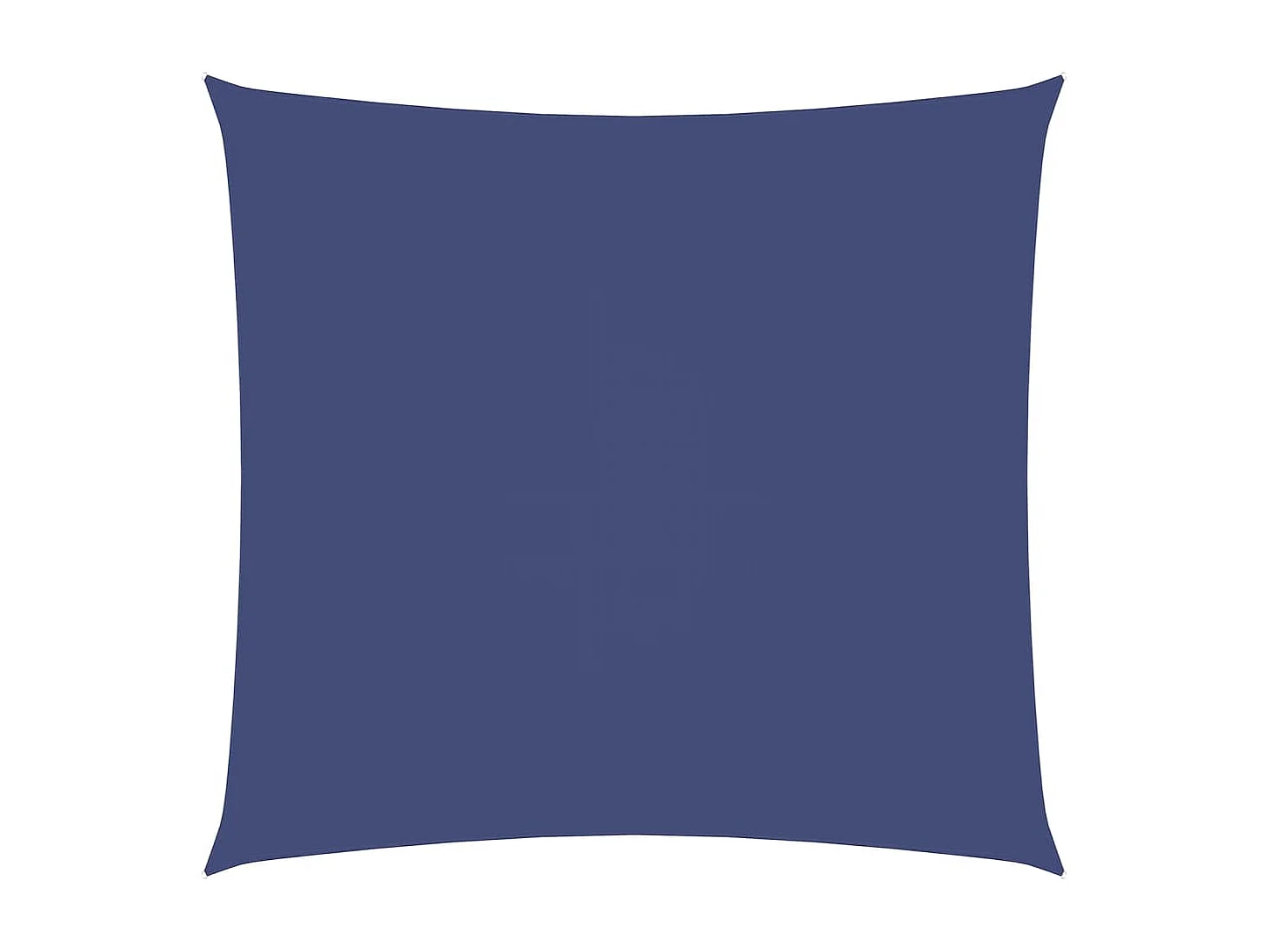 Voile d'ombrage Tissu Oxford carré 7x7 m Bleu FR33620