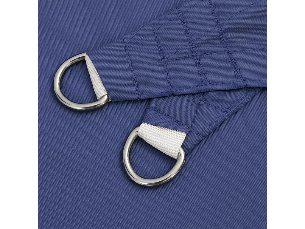 Voile d'ombrage Tissu Oxford carré 7x7 m Bleu FR33620