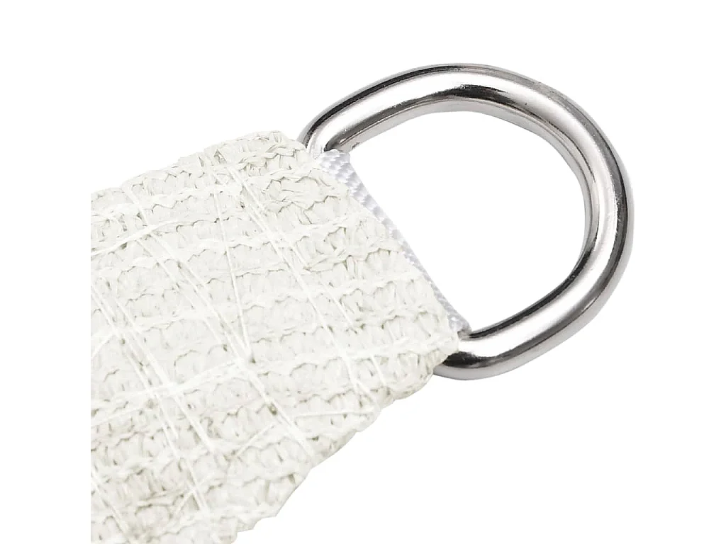 Voile d'ombrage 160 g/m² Blanc 2,5x4,5 m PEHD FR80868