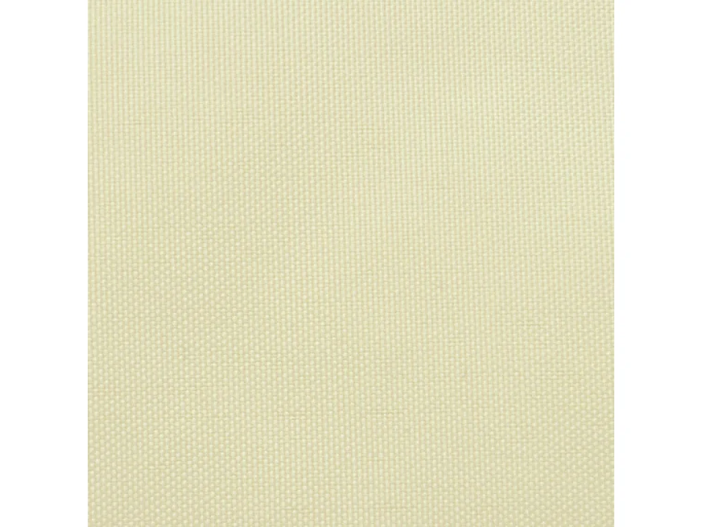 Voile d'ombrage tissu oxford triangulaire 3,6x3,6x3,6 m crème FR85861