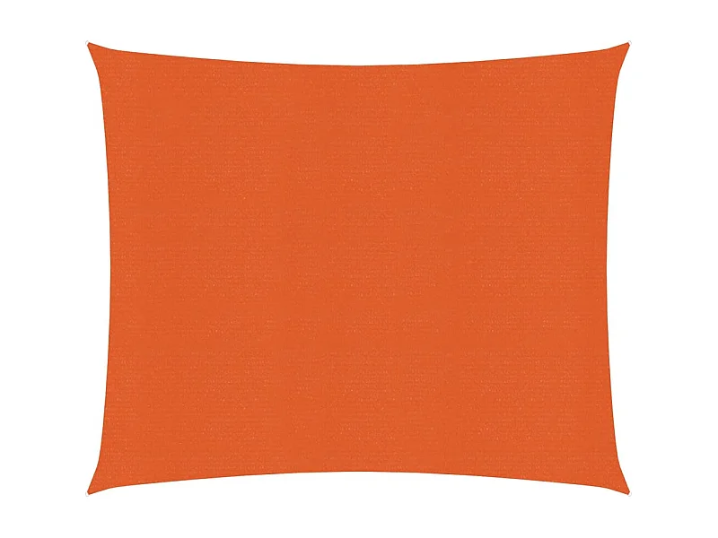 Zonnezeil 160 g/m² 2x2,5 m HDPE oranje BE641386