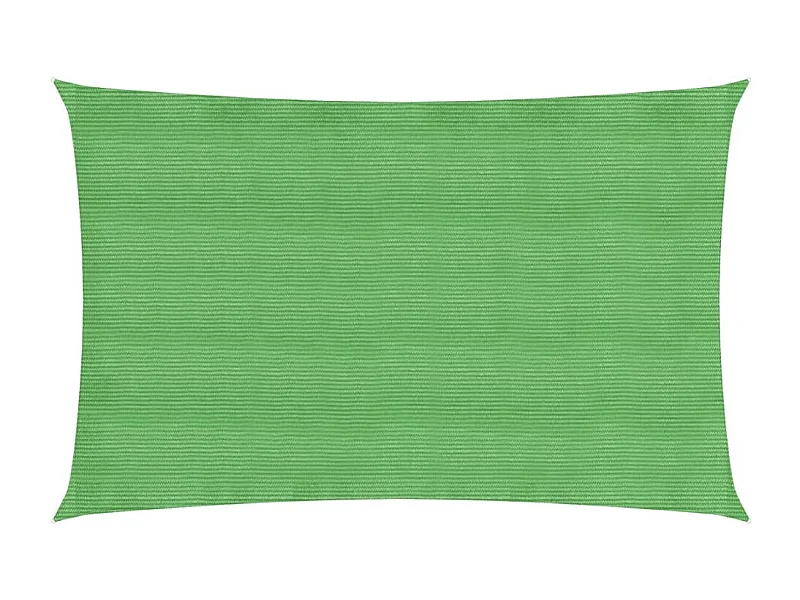 Voile d'ombrage 160 g/m² Vert clair 3x6 m PEHD FR34063