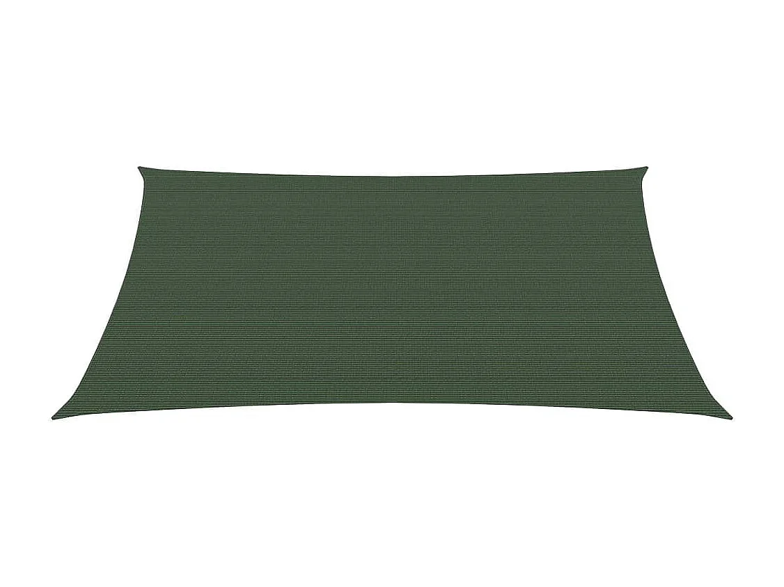Voile d'ombrage 160 g/m² Vert foncé 3/4x3 m PEHD FR93225