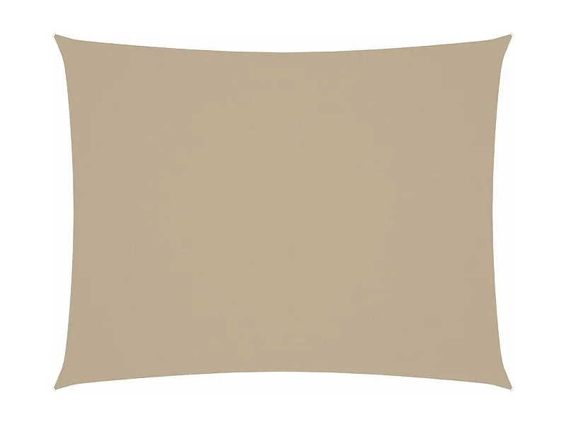 Zonnescherm rechthoekig 6x7 m oxford stof beige BE183988