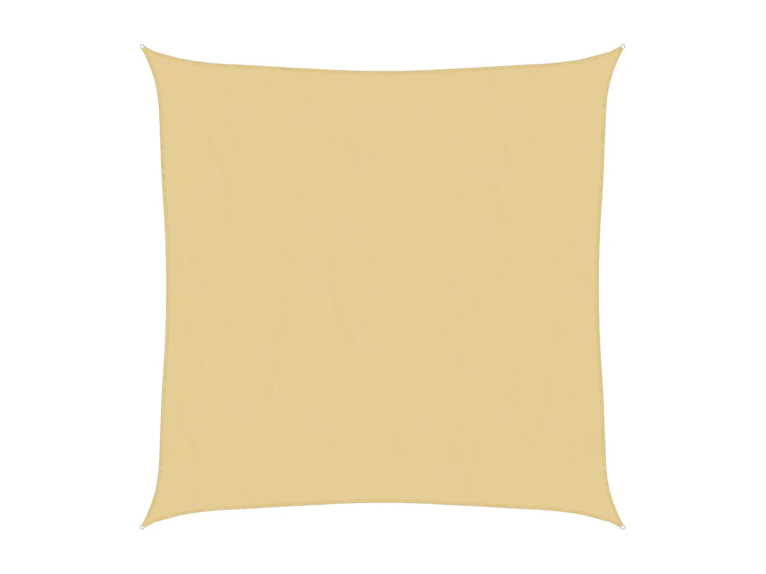 Voile d'ombrage sable 4x4 m 100 % polyester oxford FR29600