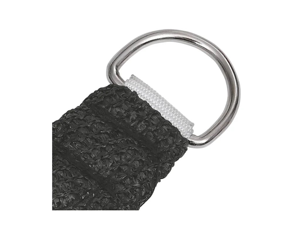 Voile d'ombrage 160 g/m² Anthracite 3,5x5 m PEHD FR53193