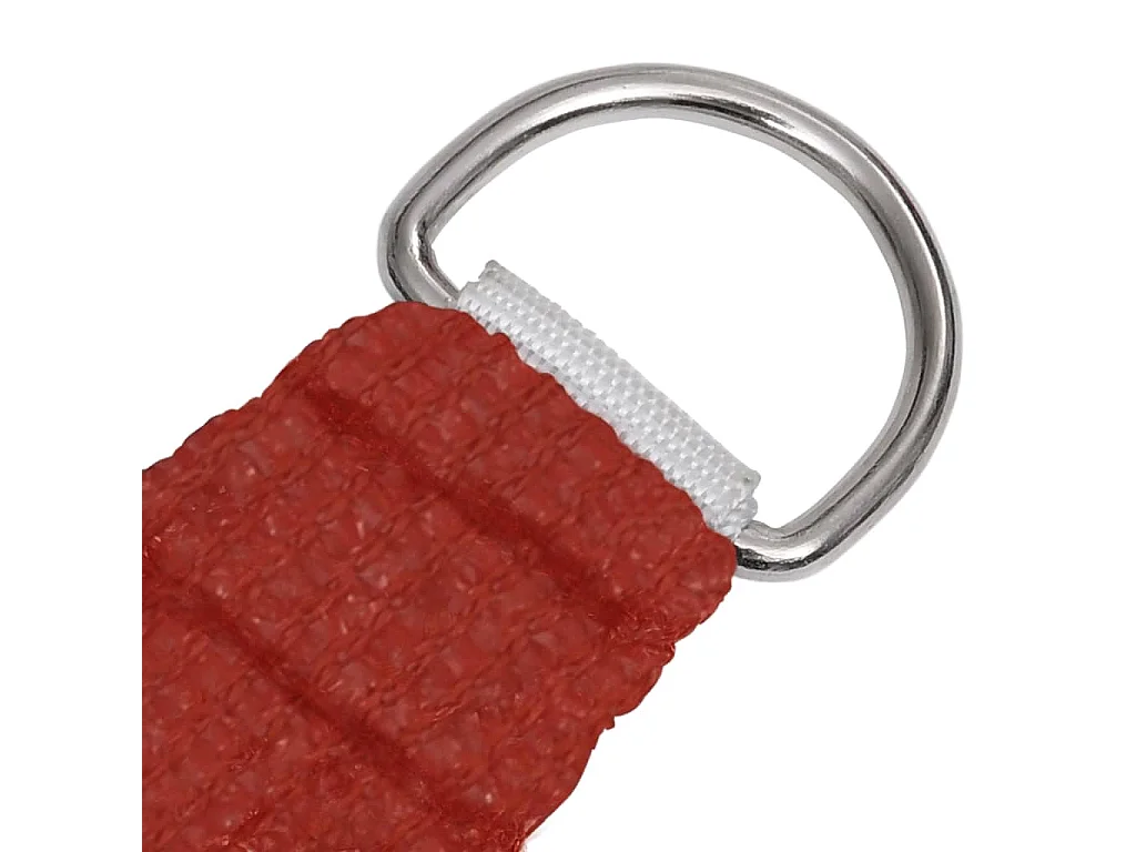 Voile d'ombrage 160 g/m² Rouge 3,5x5 m PEHD FR69574