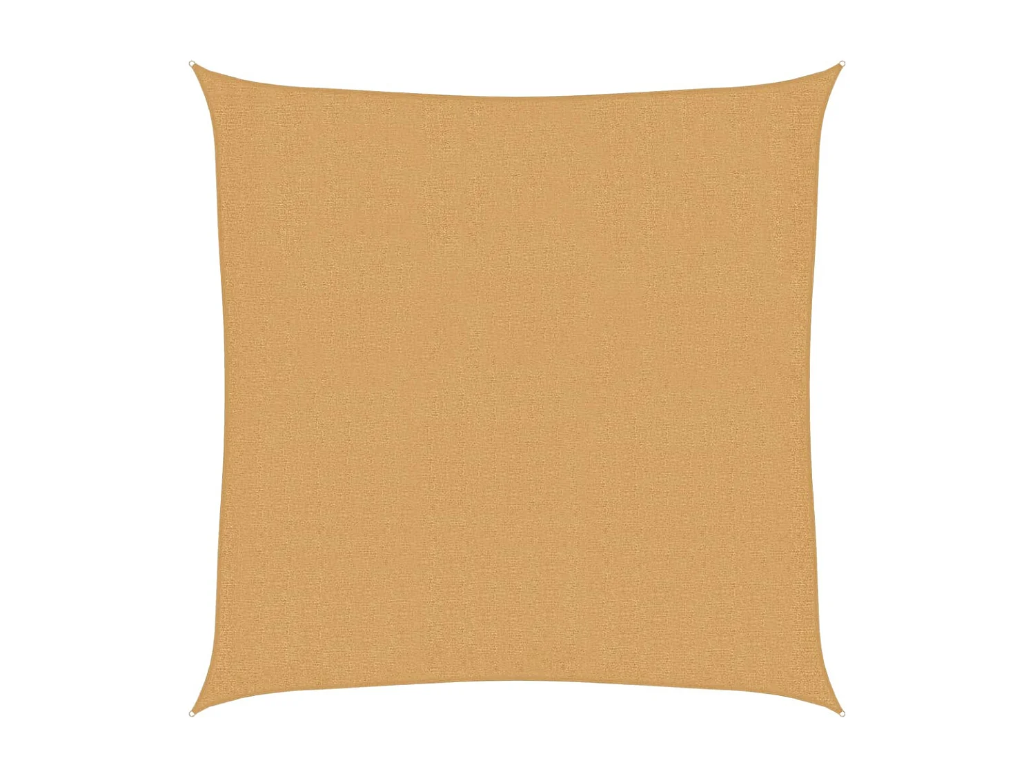Voile d'ombrage 160 g/m² carré sable 3x3 m PEHD FR13763